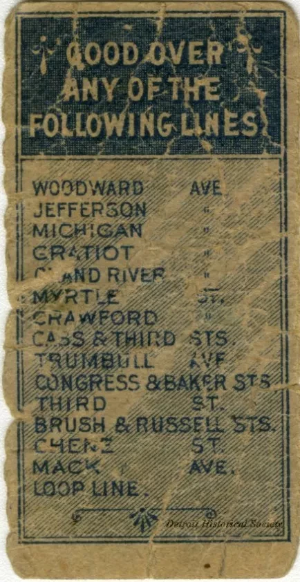 Ticket, Transportation