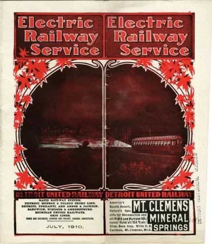 Schedule - Official Electric Railway Guide, Vol. 10, No. 7