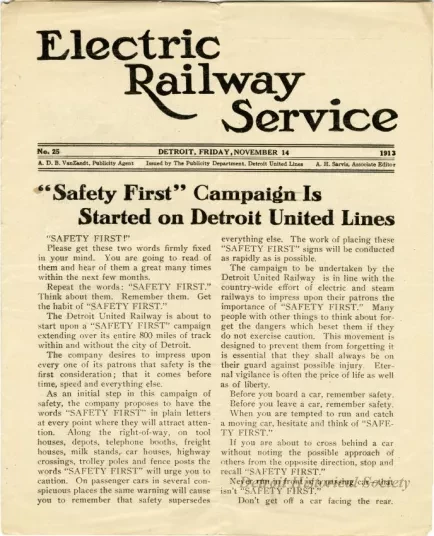 Newsletter - Electric Railway Service, No. 25