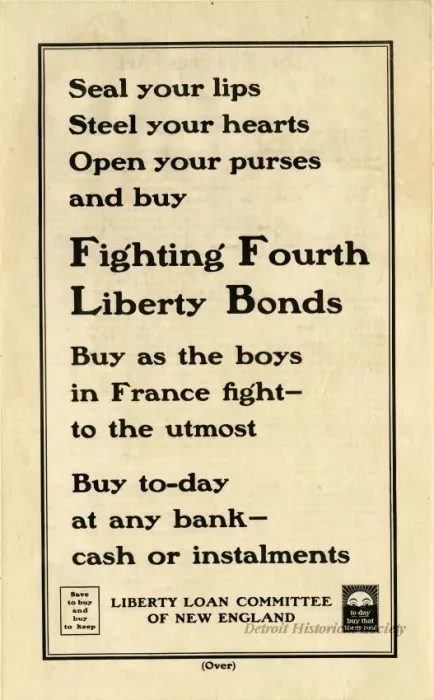 Poster - Seal your lips Steel your hearts Open your purses and buy...