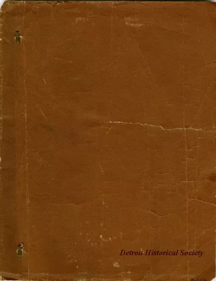 Specification - Specification of Materials and Labor Required for the Construction and Completion of a Garage and Greenhouse for Mr. C. G. Edgar Located at 188 Iroquois Avenue, Detroit.