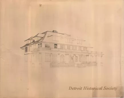 Drawing, Architectural - Rusch House