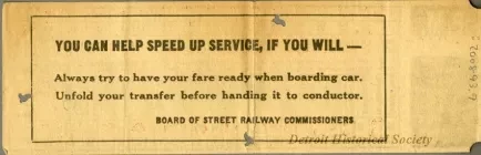 Ticket, Transportation