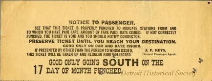 Ticket, Transportation