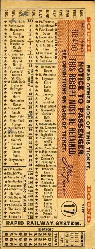 Ticket, Transportation