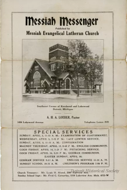 Newsletter - Messiah Messenger, Vol. 16, No. 3, March 1933