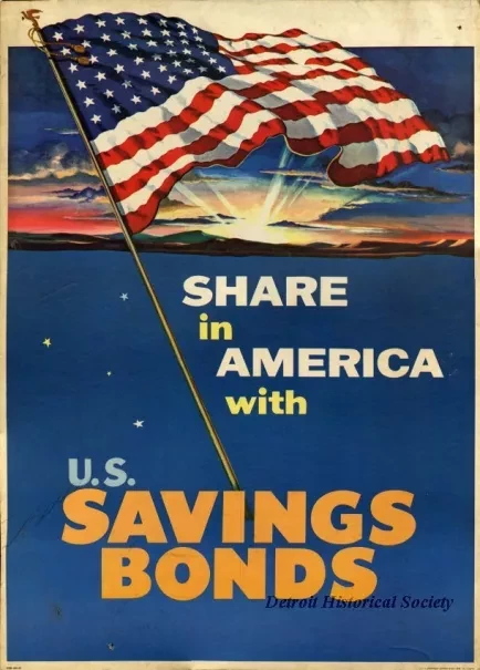 Poster - Share in America with U.S. Savings Bonds
