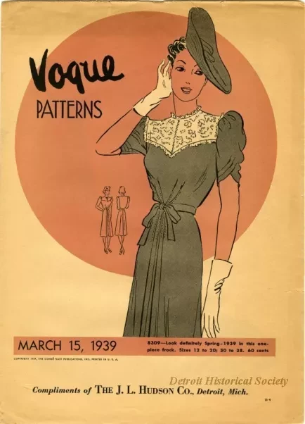 Catalog, Sales - Vogue Patterns, March 15, 1939
