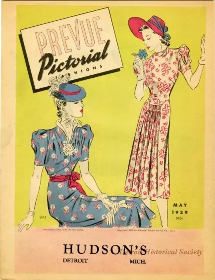 Catalog, Sales - Prevue Pictorial Fashions, May 1939