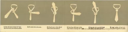 Pamphlet, Instruction - Hudson's Shows You How to Tie a Windsor Knot