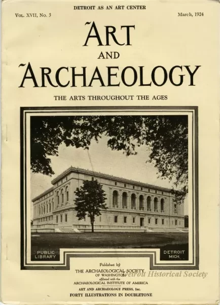 Magazine - Art and Archaeology, Vol. XVII, No. 3, March 1924