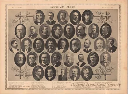 Poster - Detroit City Officials