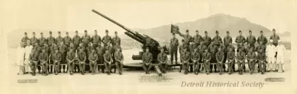 Print, Photographic - HQ. Btry. 717th A.A.A. Gun Bn.