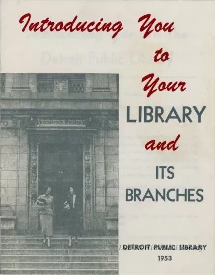 Booklet - Introducing You to Your Library and Its Branches