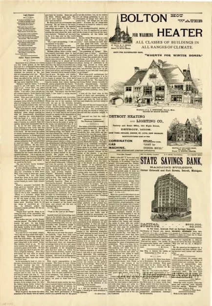 Newspaper - Michigan Christian Advocate,
Thanksgiving Supplement