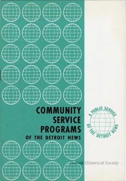 Booklet - Community Service Programs of the Detroit News