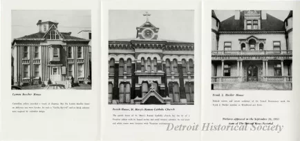 Pamphlet - The Detroit News, The Home Newspaper, Presents Detroit Album, From the Issues of The Detroit News Pictorial