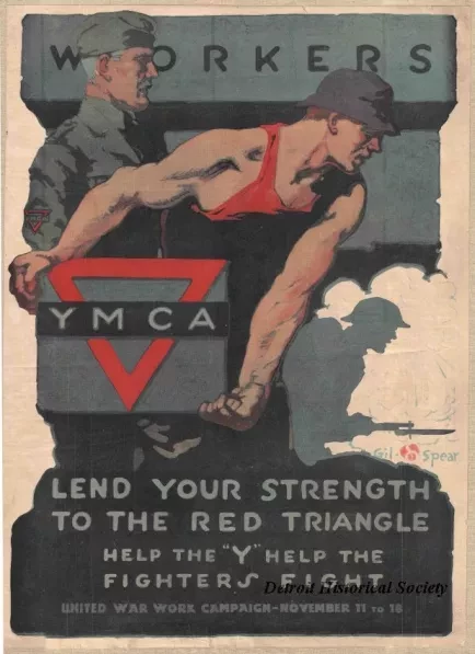 Poster - Workers, Lend Your Strength to the Red Triangle