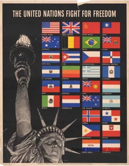 Poster - The United Nations Fight for Freedom