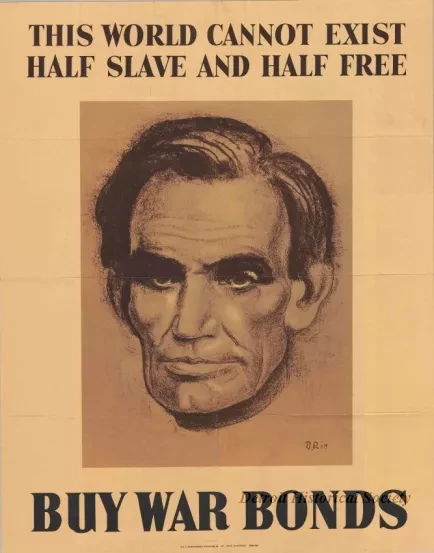 Poster - This World Cannot Exist Half Slave and Half Free