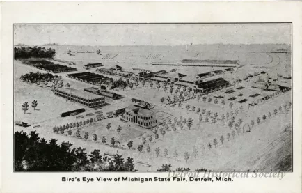 Postcard - Bird's Eye View of Michigan State Fair, Detroit, Mich.