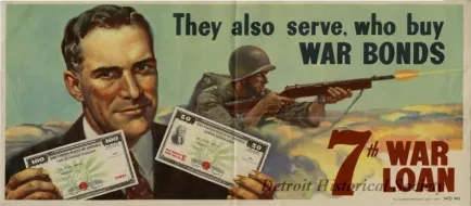 Poster - They also serve, who buy War Bonds