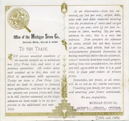 Announcement, Business