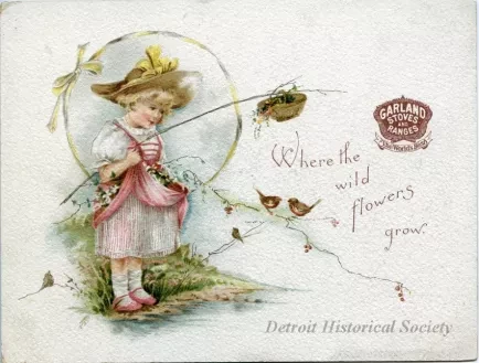 Card, Trade - Where the wild flowers grow