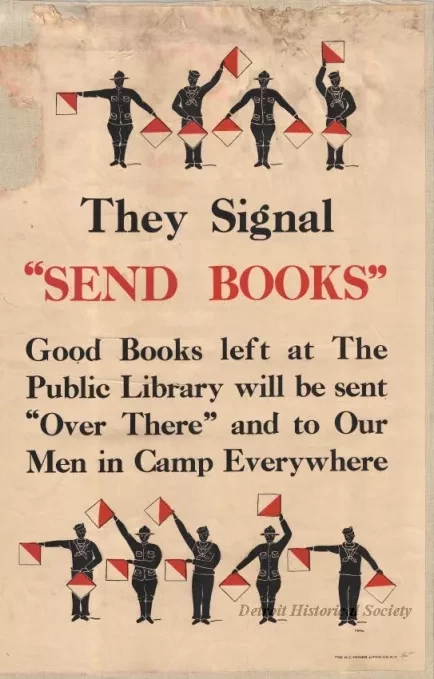 Poster - They Signal "Send Books"