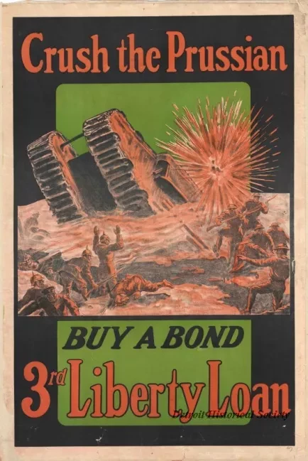 Poster - Crush the Prussian,
Buy A Bond - 3rd Liberty Loan