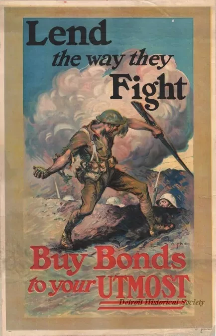 Poster - Lend The Way They Fight, 
Buy Bonds to your Utmost