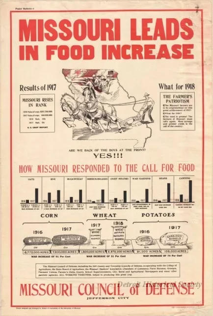 Poster - Missouri Leads in Food Increase