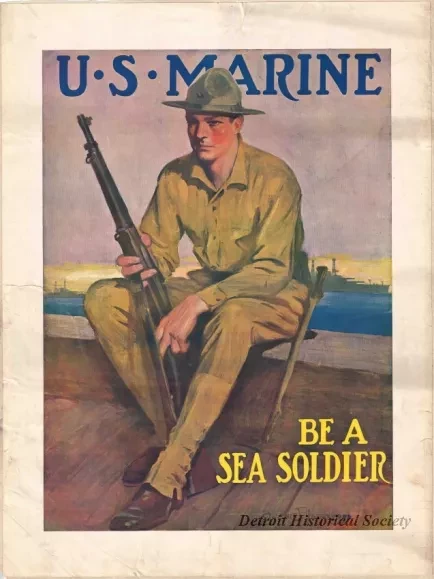 Poster - U.S. Marine, Be A Sea Soldier