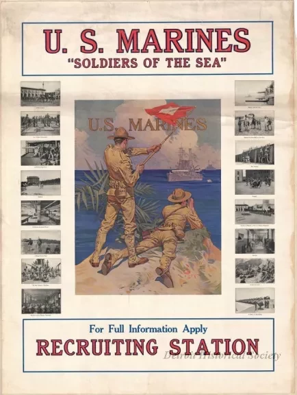 Poster - U. S. Marines "Soldiers of the Sea"