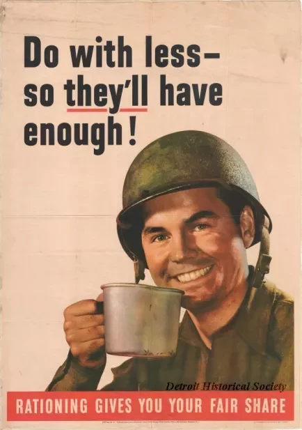 Poster - Do with less - so they'll have enough!
Rationing Gives You Your Fair Share