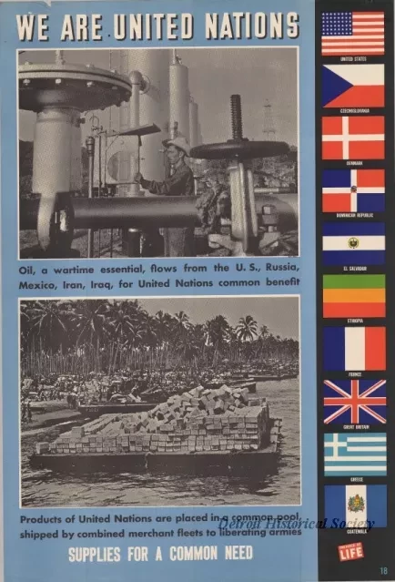 Poster - We Are United Nations - Supplies For A Common Need