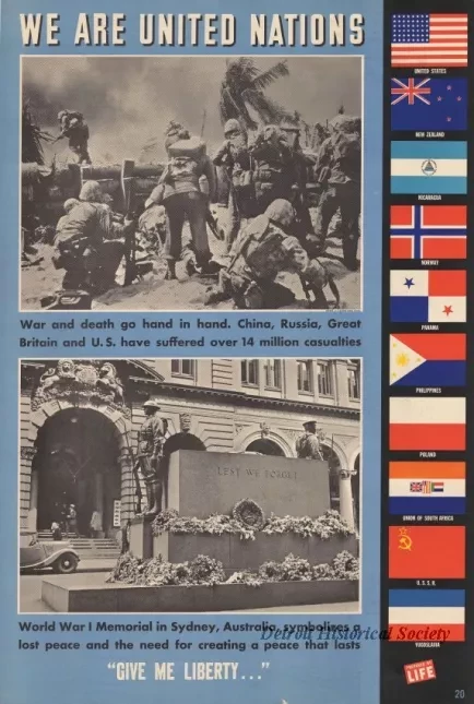 Poster - We Are United Nations - Give Me Liberty....