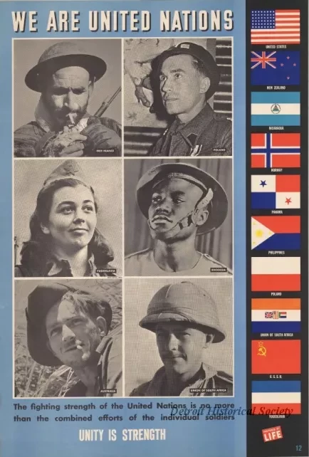 Poster - We Are United Nations - Unity Is Strength