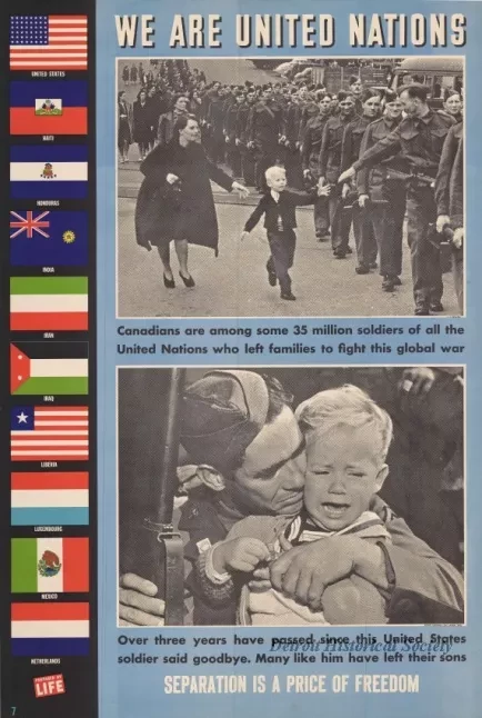 Poster - We Are United Nations - Separation Is A Price of Freedom