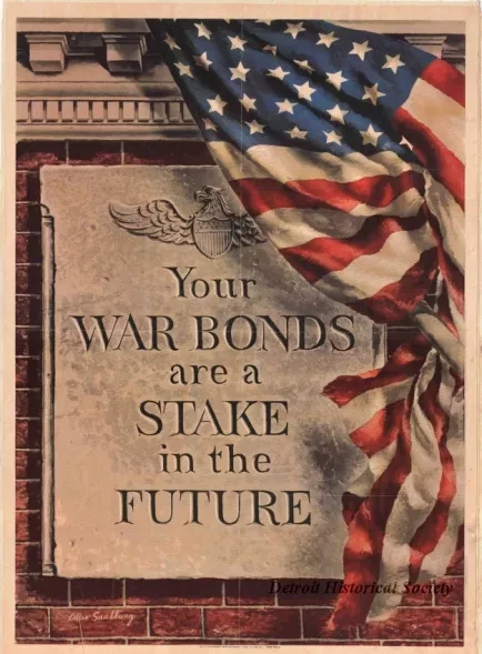 Poster - Your War Bonds are a Stake in the Future