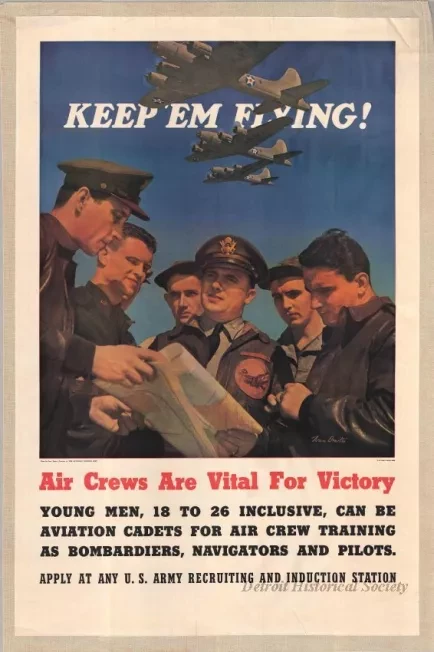 Poster - Keep 'Em Flying!
Air Crews Are Vital For Victory
