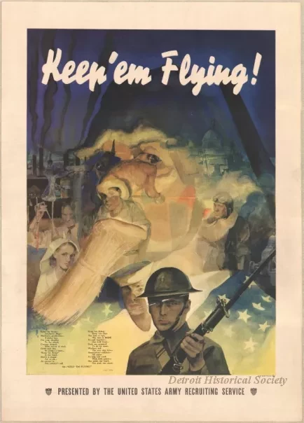 Poster - Keep 'em Flying!
