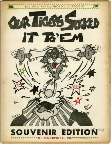 Booklet - Our Tigers Socked it to 'Em, Souvenir Edition