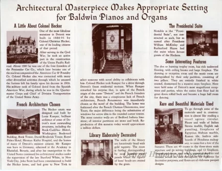 Pamphlet - Historical Notes about Smiley Brothers Music Center