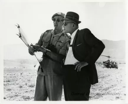 Print, Photographic - Under-Secretary Bunche Visits UNFICYP