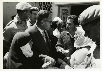 Print, Photographic - Ralph J. Bunche Visits Cyprus