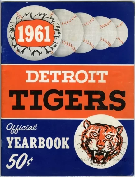 Yearbook - 1961 Detroit Tigers Official Yearbook