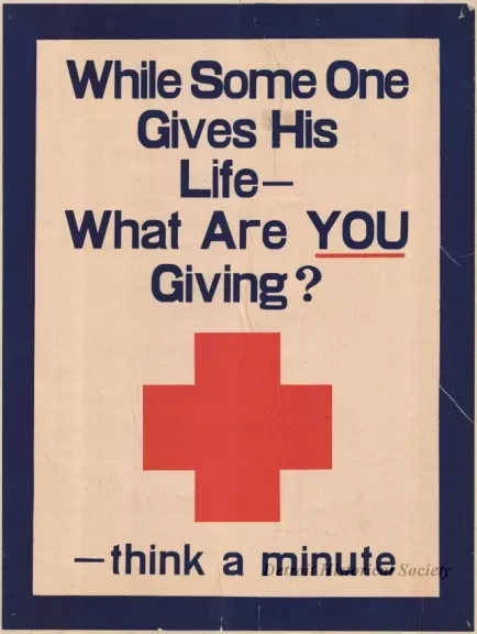 Poster - While Some One Gives His Life - What Are You Giving?
