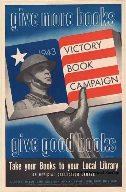 Poster - give more books