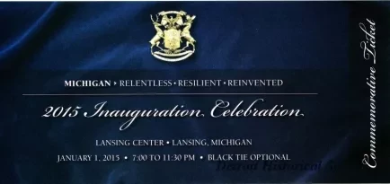 Ticket - 2015 Inauguration Celebration